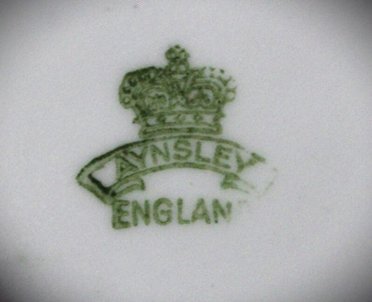 Antique Aynsley Pink Floral 1920s 3 Piece Set Cup, Saucer and Plate Pink Flowers