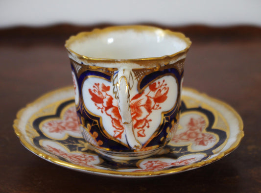 Foley Wileman Shelley Imari Cup & Saucer (c. 1880s–1890s) Two Piece Set