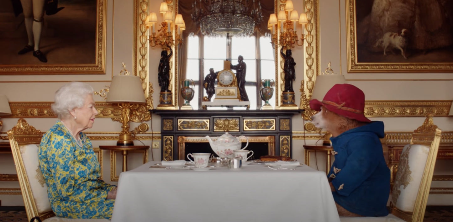 Royal Doulton Canton Queen Tea Set Platinum Jubilee - Queen Elizabeth & Paddington Bear