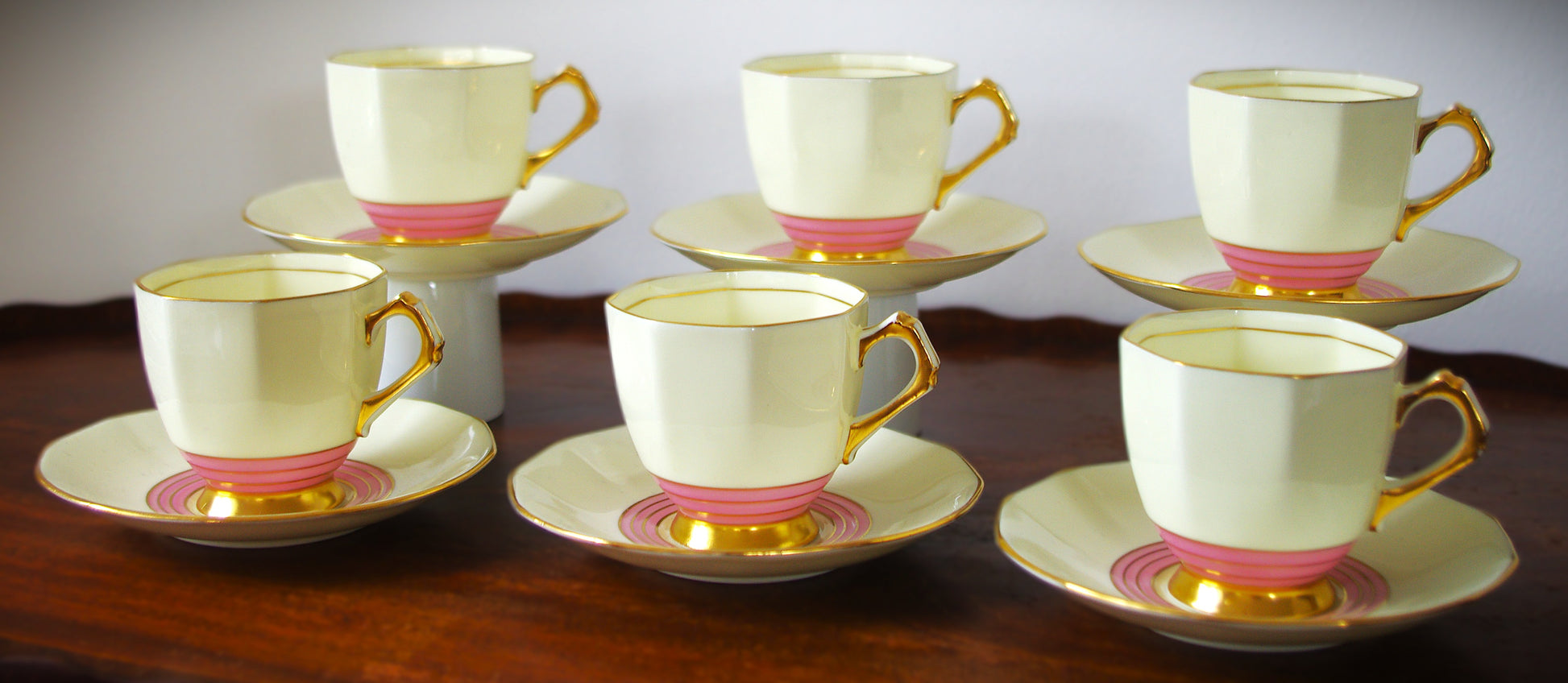 Cup and Saucer Gold Cobalt Bone China Made in England Luxury High Tea Afternoon Tea Harrods Selfridges Liberty Crown Staffordshire, antique bone china, English bone china, vintage bone china, cobalt blue china, Imari style tea set, gold gilt tea cup, gold gilded saucer, porcelain tea set, hand-painted china, fine English china, collectible tea cup, antique tea set, vintage cup and saucer, high tea set, afternoon tea cup, English tea service, tea party tableware, British porcelain